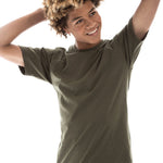 Retro Ring-Spun Crew Neck T-Shirt 2100