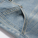 Fashionable White Straight Jeans For Men