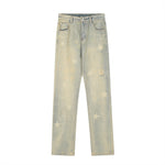 XINGX Printed Straight Jeans For Men
